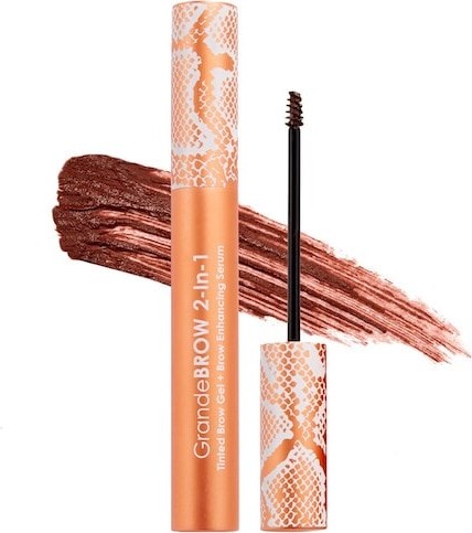 Grande Cosmetics GrandeBROW 2-In-1 Tinted Brow Gel + Brow Enhancing Serum - Auburn Womens