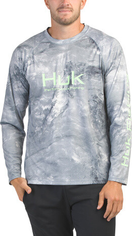 TJMAXX Upf 50 Pursuit Mossy Oak Top For Men, Polyester