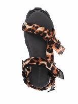 Thumbnail for your product : Arizona Love Leopard Print Chunky Sandals