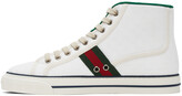Thumbnail for your product : Gucci White 'Gucci Tennis 1977' High-Top Sneakers