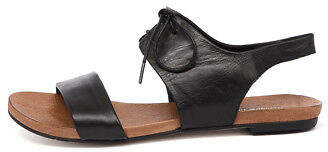 Django & Juliette New James Black Womens Shoes Casual Sandals Sandals Flat