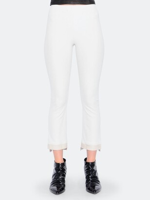 Petite white cropped leggings Clearance