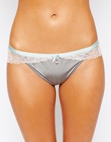 Thumbnail for your product : The Intimate Collection By Britney Spears Angelica Lace Skirted Thong