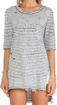 Thumbnail for your product : Free People Striped Shredded Tee