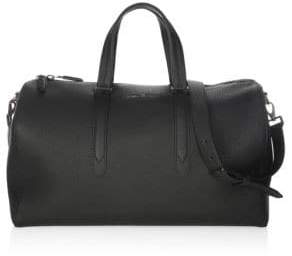 Ferragamo Muflone Leather Weekender Bag