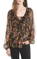 Thumbnail for your product : Needle & Thread Rainbow Rose Chiffon Top