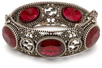Gucci Crystal-embellished Bracelet - Red