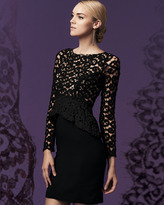 Thumbnail for your product : Catherine Malandrino Lace-Bodice Cocktail Dress