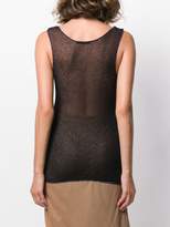 Thumbnail for your product : Louis Vuitton 2000's Pre-Owned Sheer Tank Top