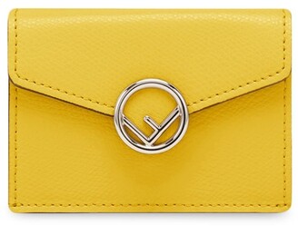 fendi yellow wallet