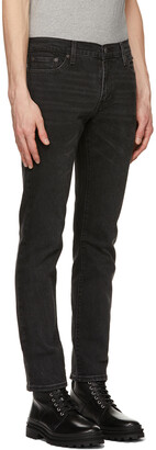 Levi's Black Faded 511 Slim Flex Jeans