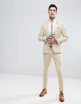 Thumbnail for your product : Harry Brown Biscuit Stretch Skinny Fit Suit Jacket