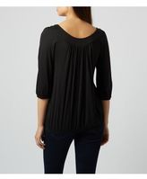 Thumbnail for your product : New Look Maternity Cream 3/4 Sleeve Bubblehem Top
