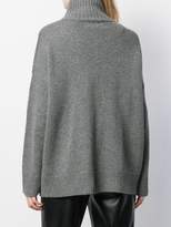 Thumbnail for your product : Yves Salomon dropped shoulder cardigan