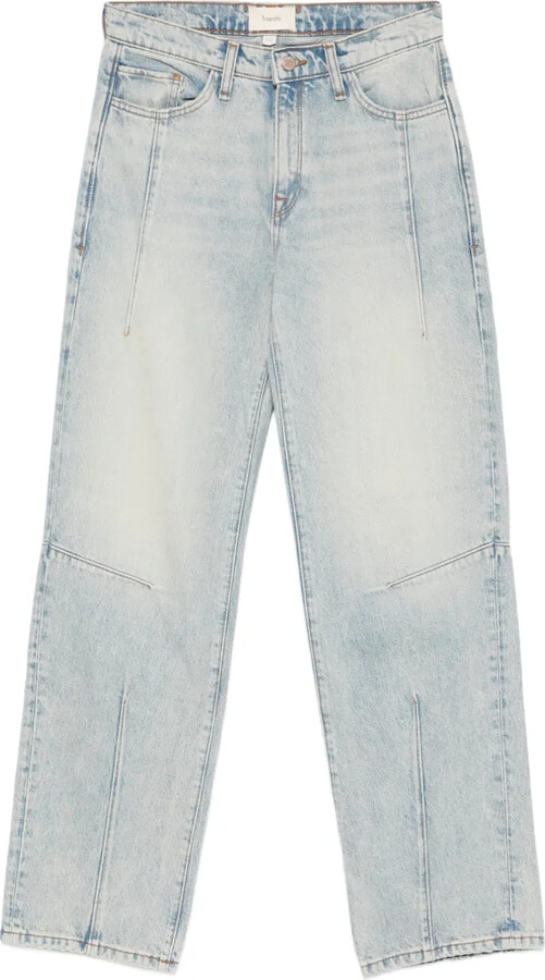 Triarchy Panelled Slit Jeans