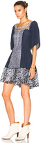 Thumbnail for your product : Chloé Lace & Double Georgette Dress