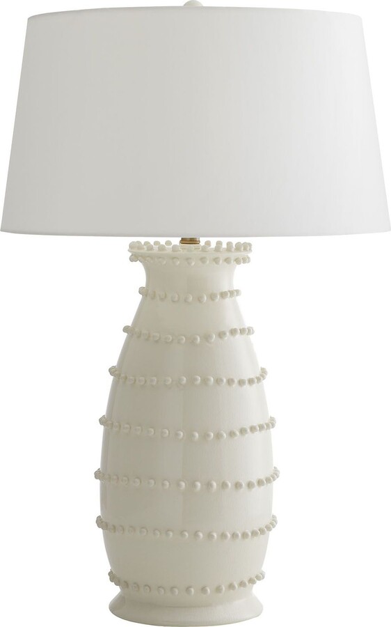 Arteriors Home Spitzy 30.5" High Ivory Ceramic Table Lamp