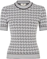 Thumbnail for your product : Fendi FF pattern woven top