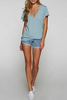 Thumbnail for your product : Love Stitch Lovestitch Short Sleeve V-Neck