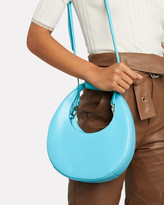 Thumbnail for your product : STAUD Mini Moon Leather Shoulder Bag