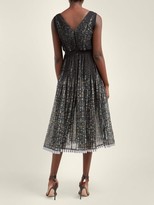 Thumbnail for your product : No.21 Pleated Floral-print Chiffon Dress - Black Multi
