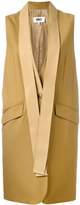 Thumbnail for your product : MM6 MAISON MARGIELA shawl lapel sleeveless jacket