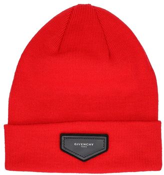 Givenchy Patch Beanie Knitted