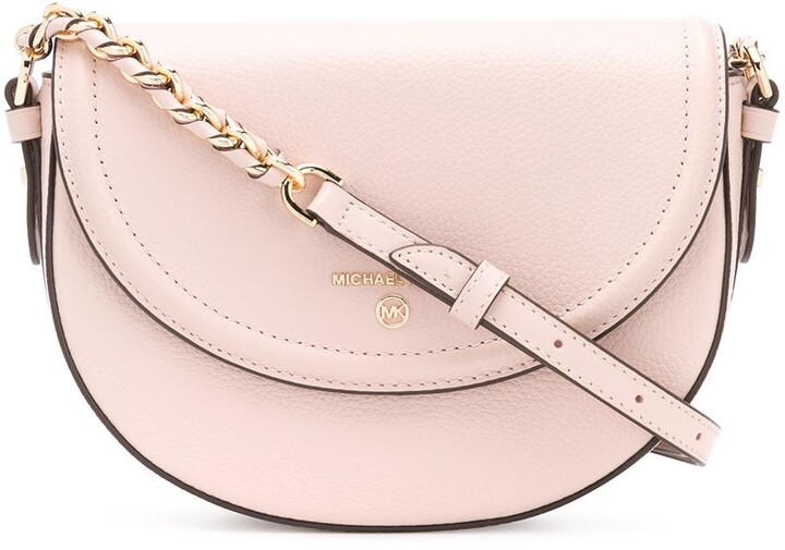 mott pebbled leather dome crossbody bolsa