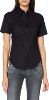 Thumbnail for your product : Fruit of the Loom Women's Oxford Short Sleeve Shirt