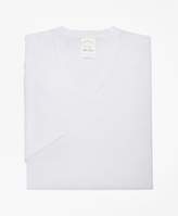 Thumbnail for your product : Brooks Brothers Sea Island V-Neck Tee
