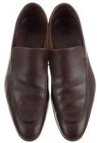 Thumbnail for your product : Gucci Pointed-Toe Leather Loafers