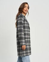 Thumbnail for your product : Calli - Women's Grey Coats - Kiara Coat - Size 6 at The Iconic