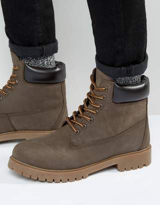 Red Tape Worker Boots Brown