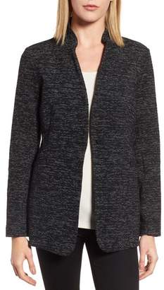 Eileen Fisher Organic Cotton Blend Tweed Jacket