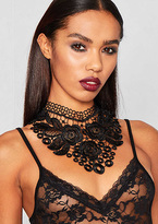 Thumbnail for your product : Missy Empire Annabel Black Gothic Lace Choker