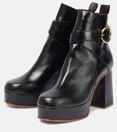 Thumbnail for your product : See by Chloe Lyna leather ankle boots