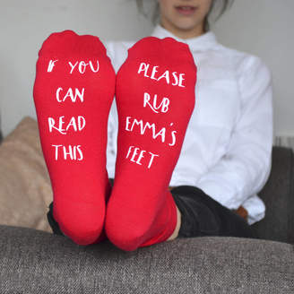 Solesmith Personalised Foot Rub Socks