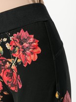 Thumbnail for your product : Philipp Plein Floral Fitted Trousers