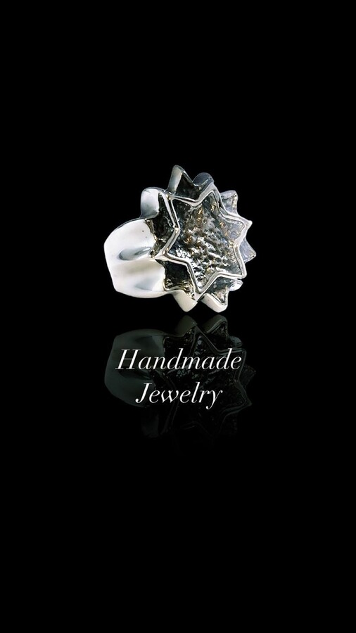 Etsy Magen David Star Of Ring Sterling Silver 925