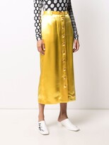 Thumbnail for your product : Raf Simons Satin Mid-Length Skirt
