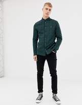 Thumbnail for your product : Farah Bobby slim fit checked jersey shirt in green Exclusive at ASOS