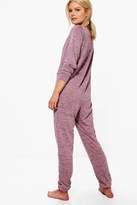 Thumbnail for your product : boohoo Ava Zip Front Onesie