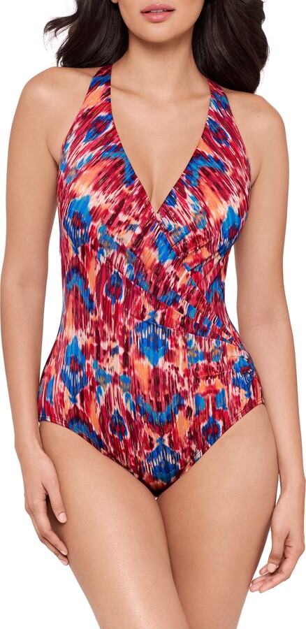 Miraclesuit Ikat Dorado Wrapsody One-Piece Swimsuit
