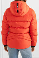 Thumbnail for your product : TEMPLA Nano Hooded Quilted Shell Down Coat - Bright orange