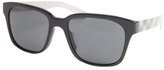Thumbnail for your product : Burberry black and acqua nova check round sunglasses