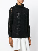 Thumbnail for your product : Ermanno Scervino open cable knit jumper