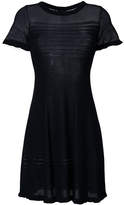 Thumbnail for your product : Emporio Armani mesh-panel mini dress