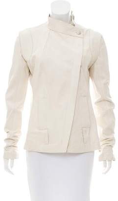 Roland Mouret Fitted Leather Jacket