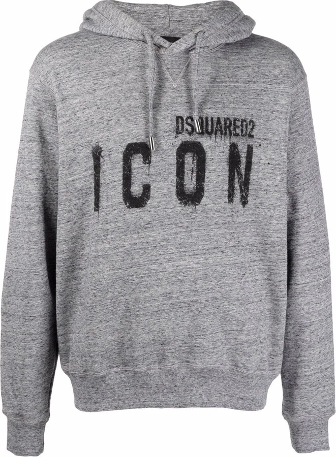 DSQUARED2 Logo-Print Hoodie