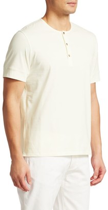 Brunello Cucinelli Minimalist Henley T-Shirt
